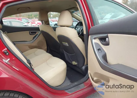 2011 Hyundai Elantra Gls (Ulsan Plant) из США, поврежденный, VIN KMHDH4AE6BU149693